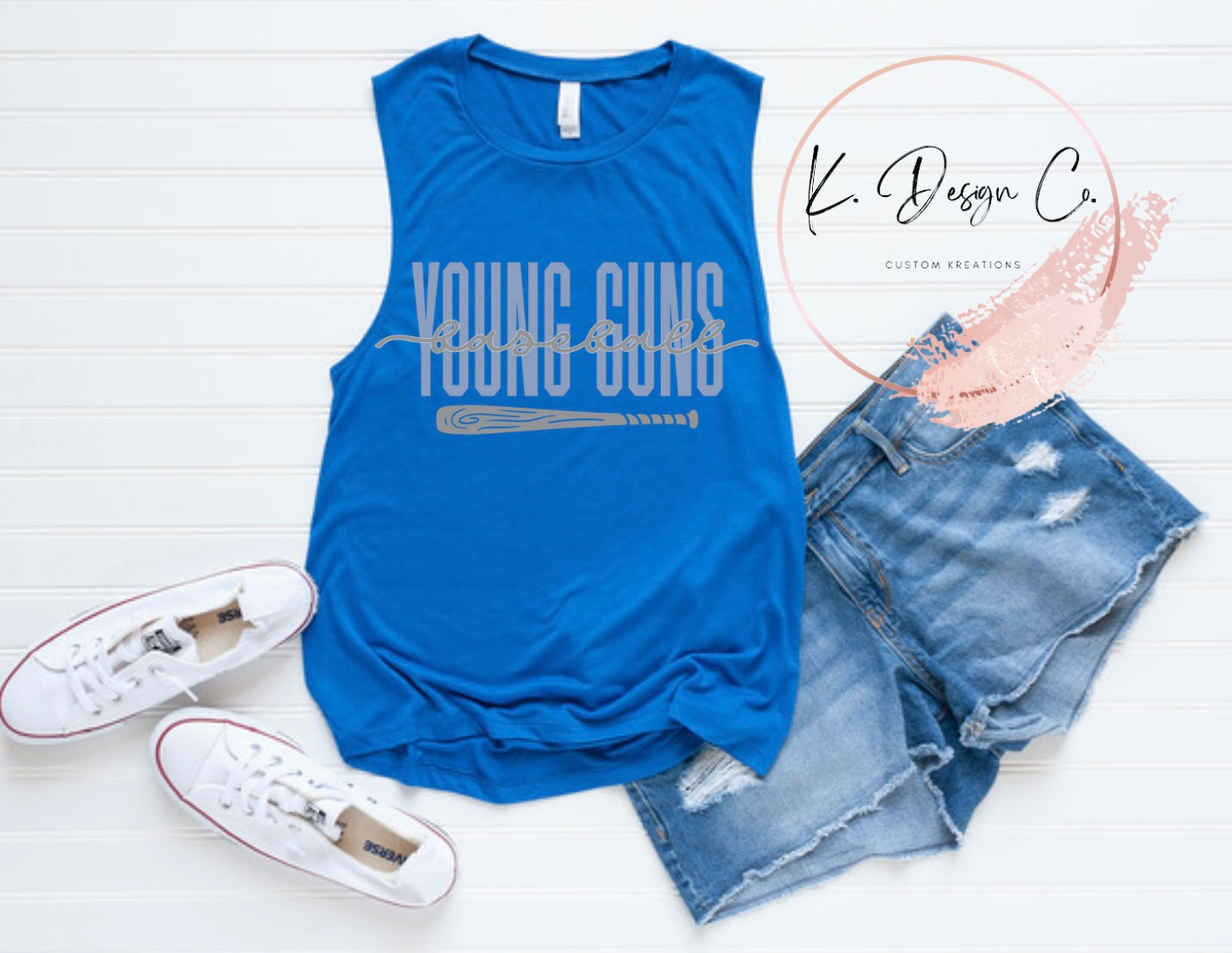 Young Guns Baseball | Cursive Bat