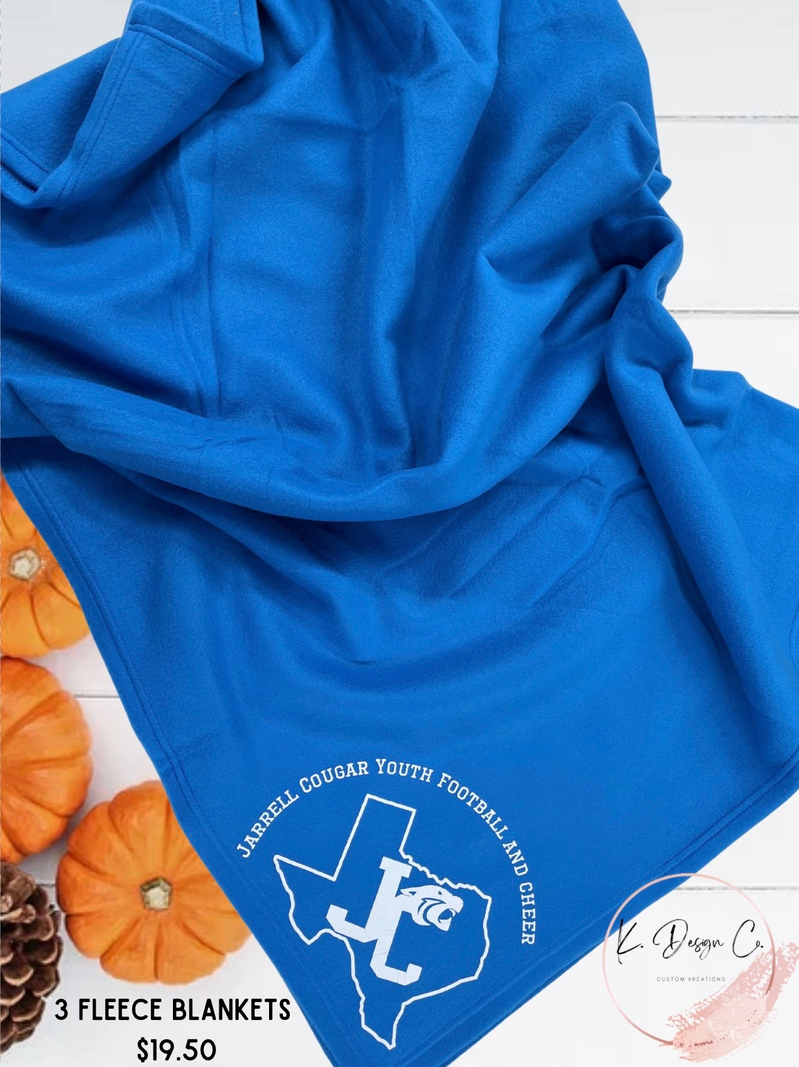 RTS | JCYFC Full Logo | Fleece Blanket