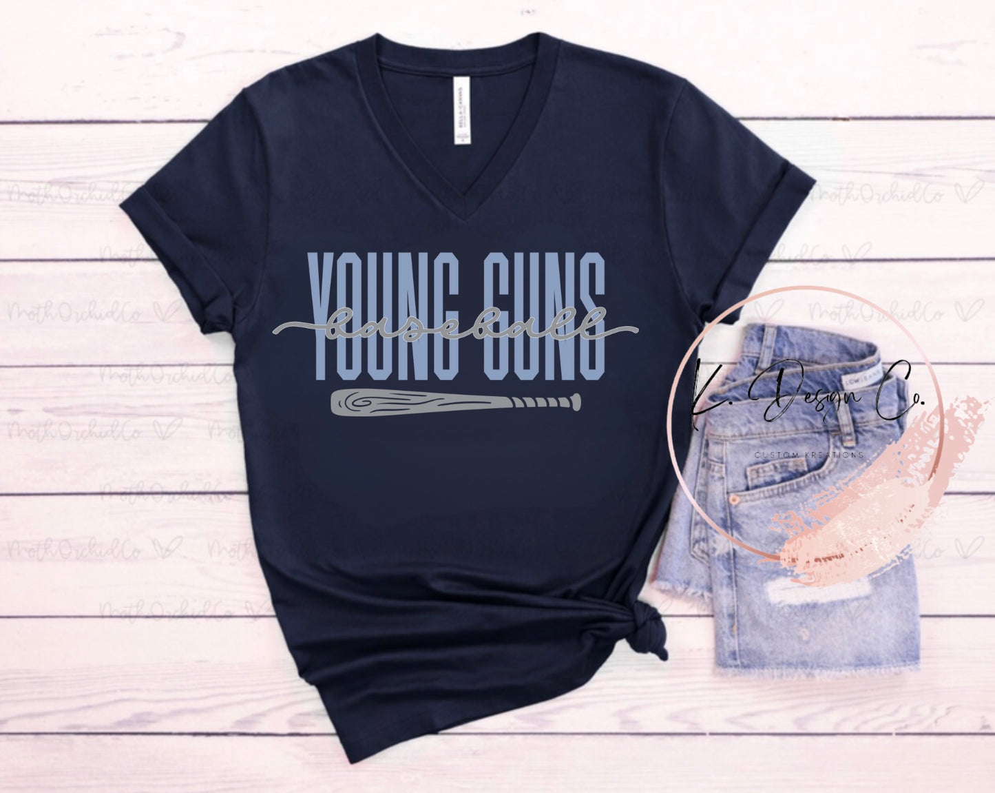 Young Guns Baseball | Cursive Bat