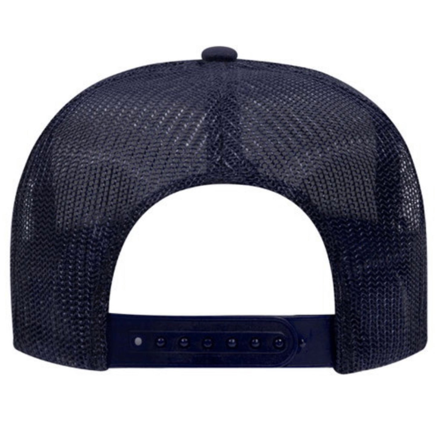 Glitter Young Guns | Faux Embroidery Foam Mesh Back Trucker Hat | Navy