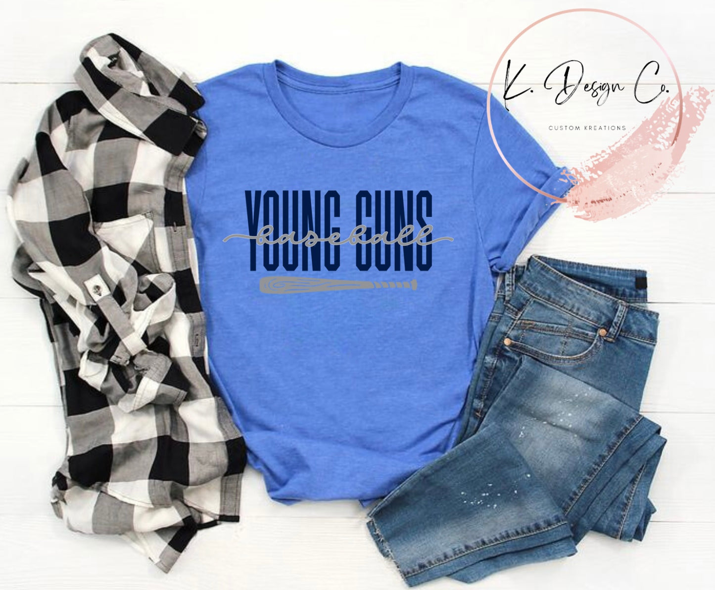 Young Guns Baseball | Cursive Bat