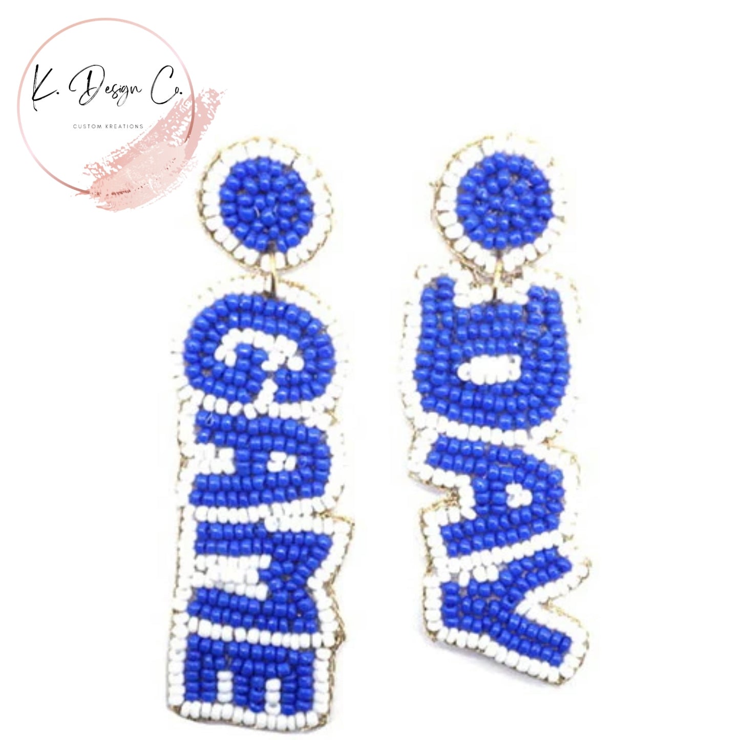 Game Day | Seed Beaded Earrings