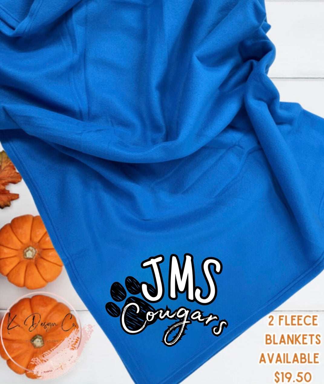 RTS | JMS Cougars | Fleece Blanket