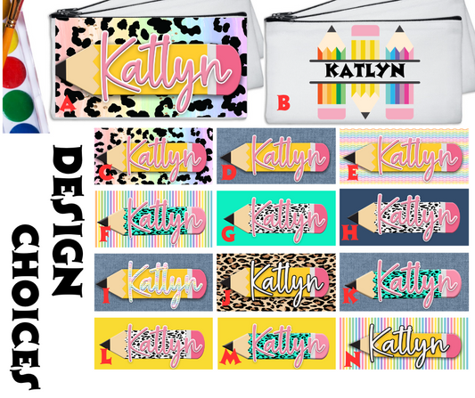 Personalized Pencil Bag