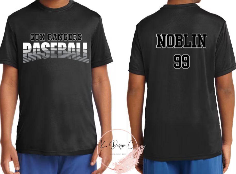 Baseball Team Practice Jerseys | Custom GTX Rangers