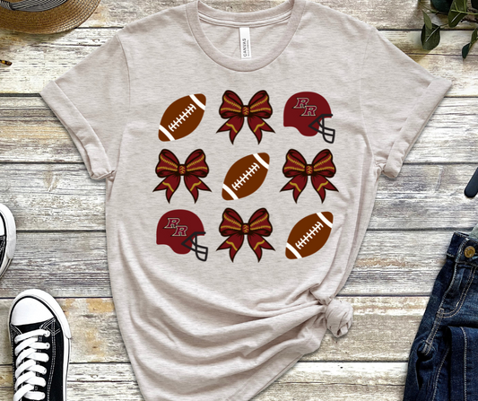 Rouse Football & Coquette Bows