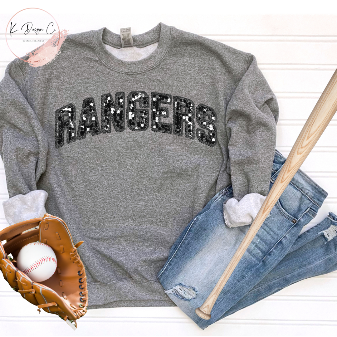 FAUX Sequin & Embroidery Rangers