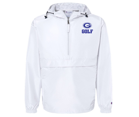 Champion Hooded Packable Quarter Zip Jacket