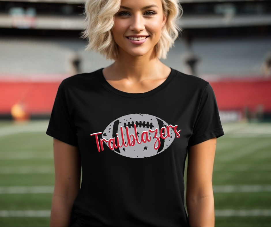 Trailblazers Distressed Football