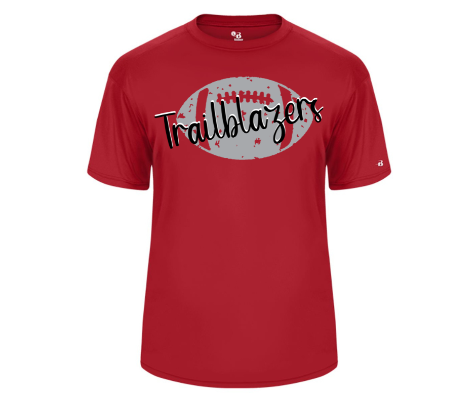 Trailblazers Distressed Football