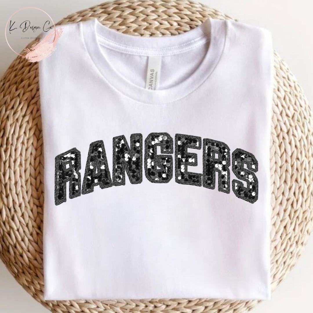 FAUX Sequin & Embroidery Rangers