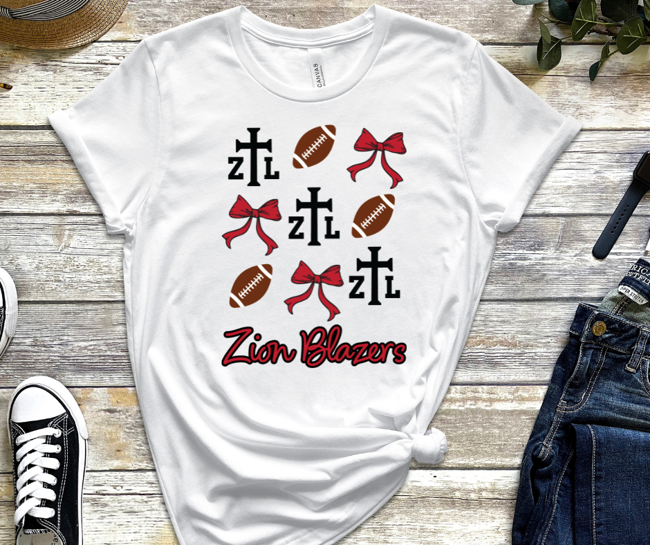 Zion Football & Coquette Bows