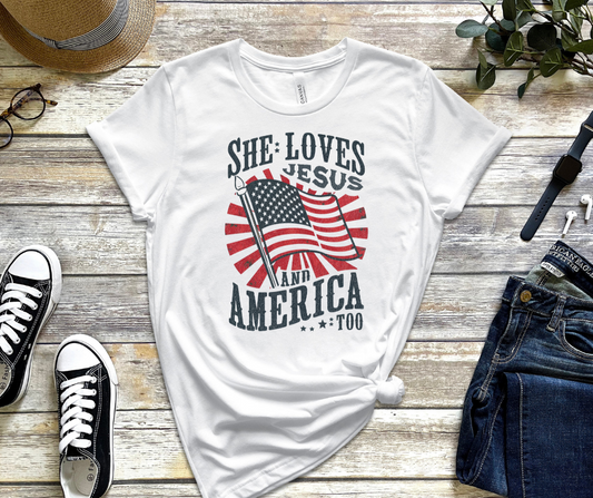 She Loves Jesus & America Too