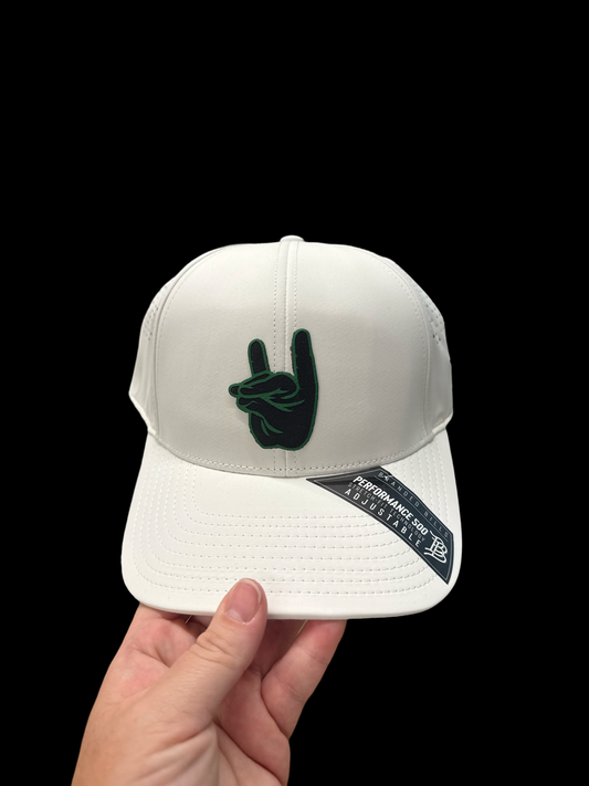 Hand Sign Leather Patch Hat