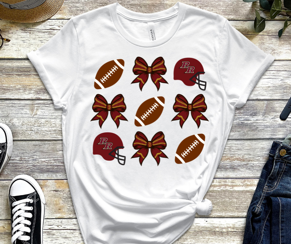 Rouse Football & Coquette Bows