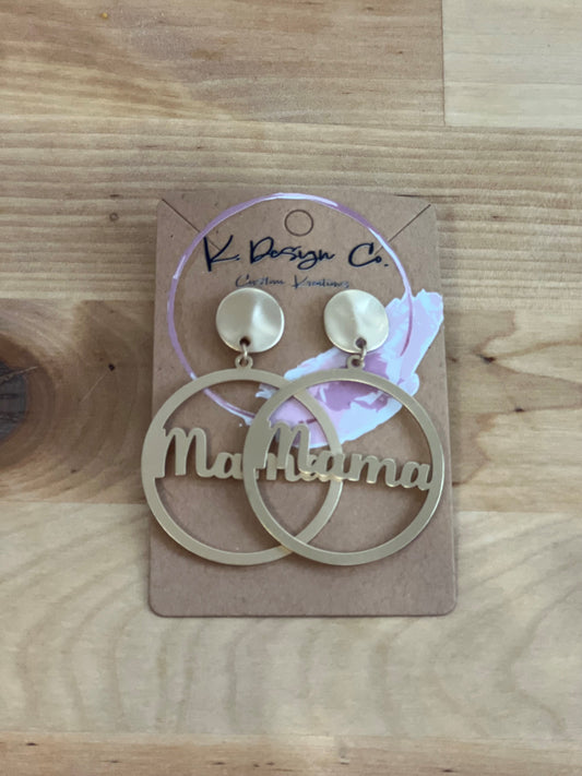 MAMA Gold Earrings