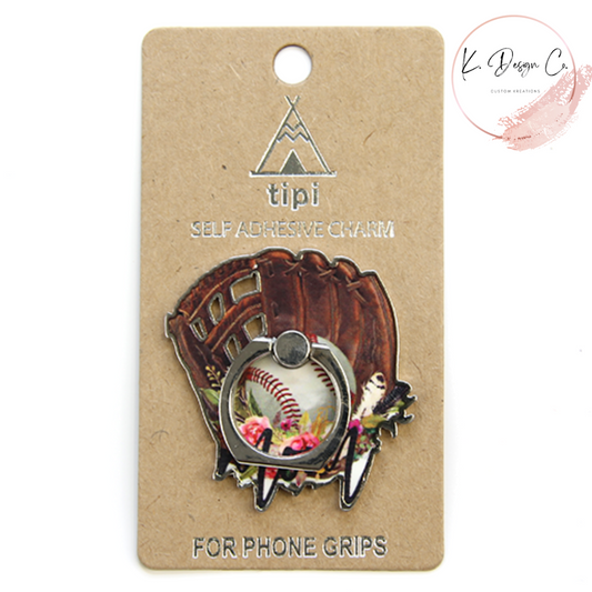 Baseball Mom Phone Stand Ring