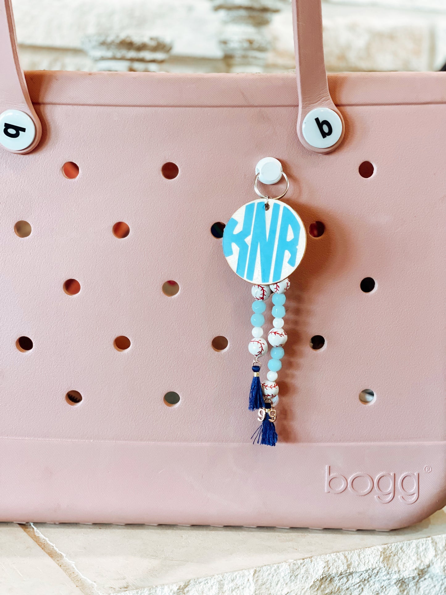 Personalized Initial Bag Charm | Bogg Bag Tassel |