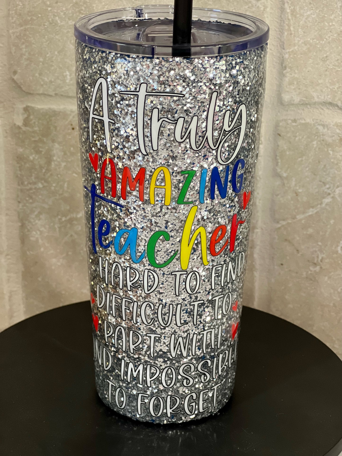 Amazing Teacher | Glitter Tumbler