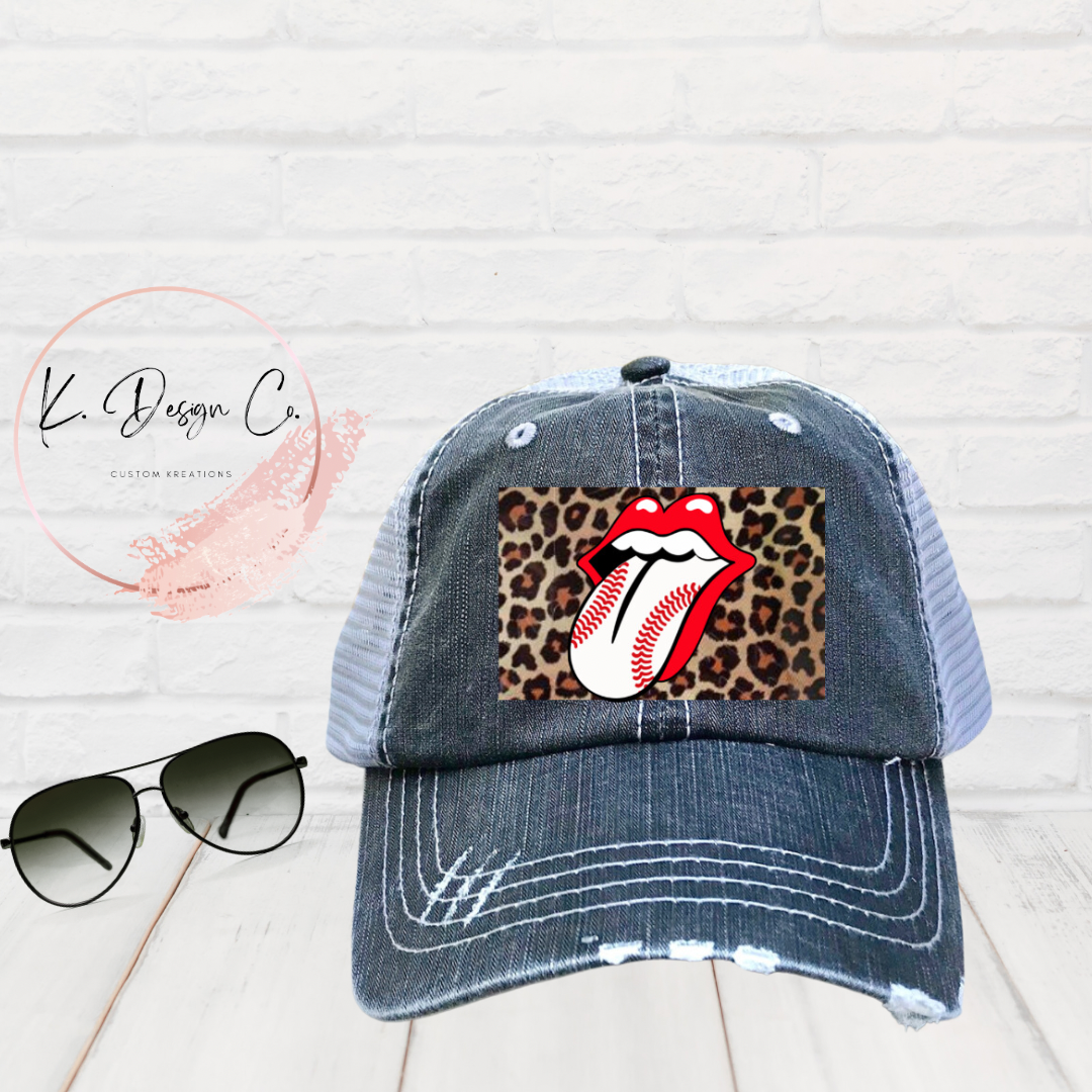 Baseball Tongue - Leopard | Cap