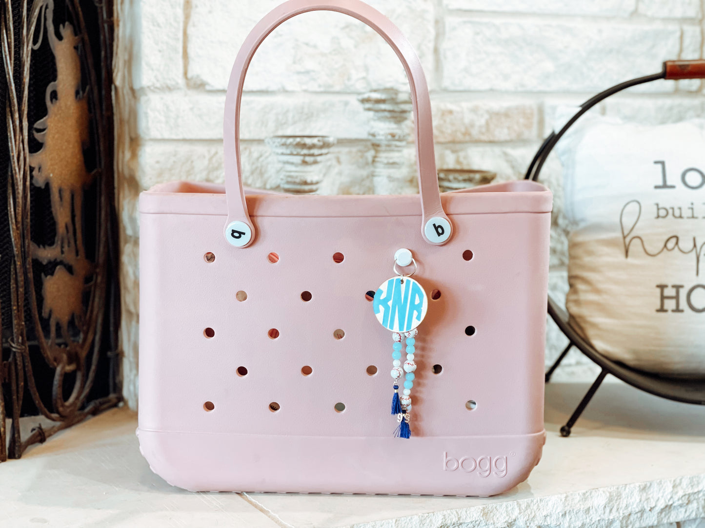 Personalized Initial Bag Charm | Bogg Bag Tassel |