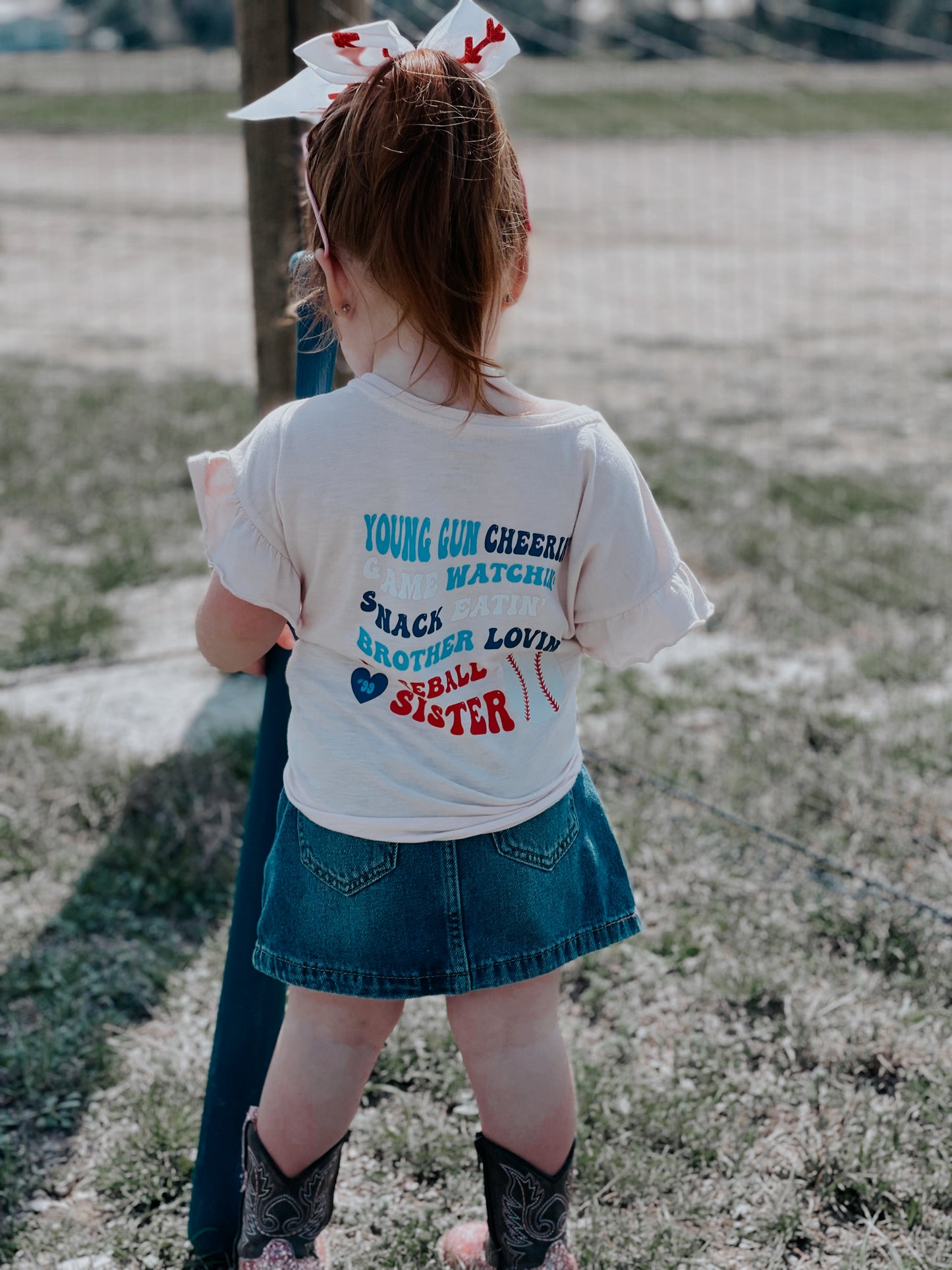 Brother Lovin' Baseball Sister Tee