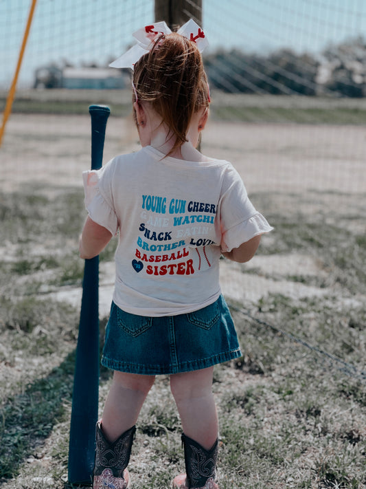 Brother Lovin' Baseball Sister Tee