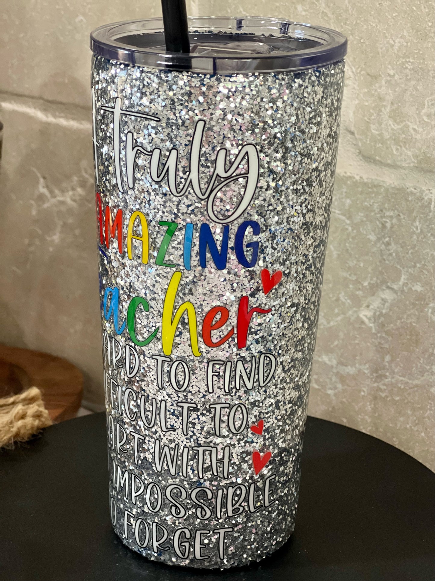 Amazing Teacher | Glitter Tumbler