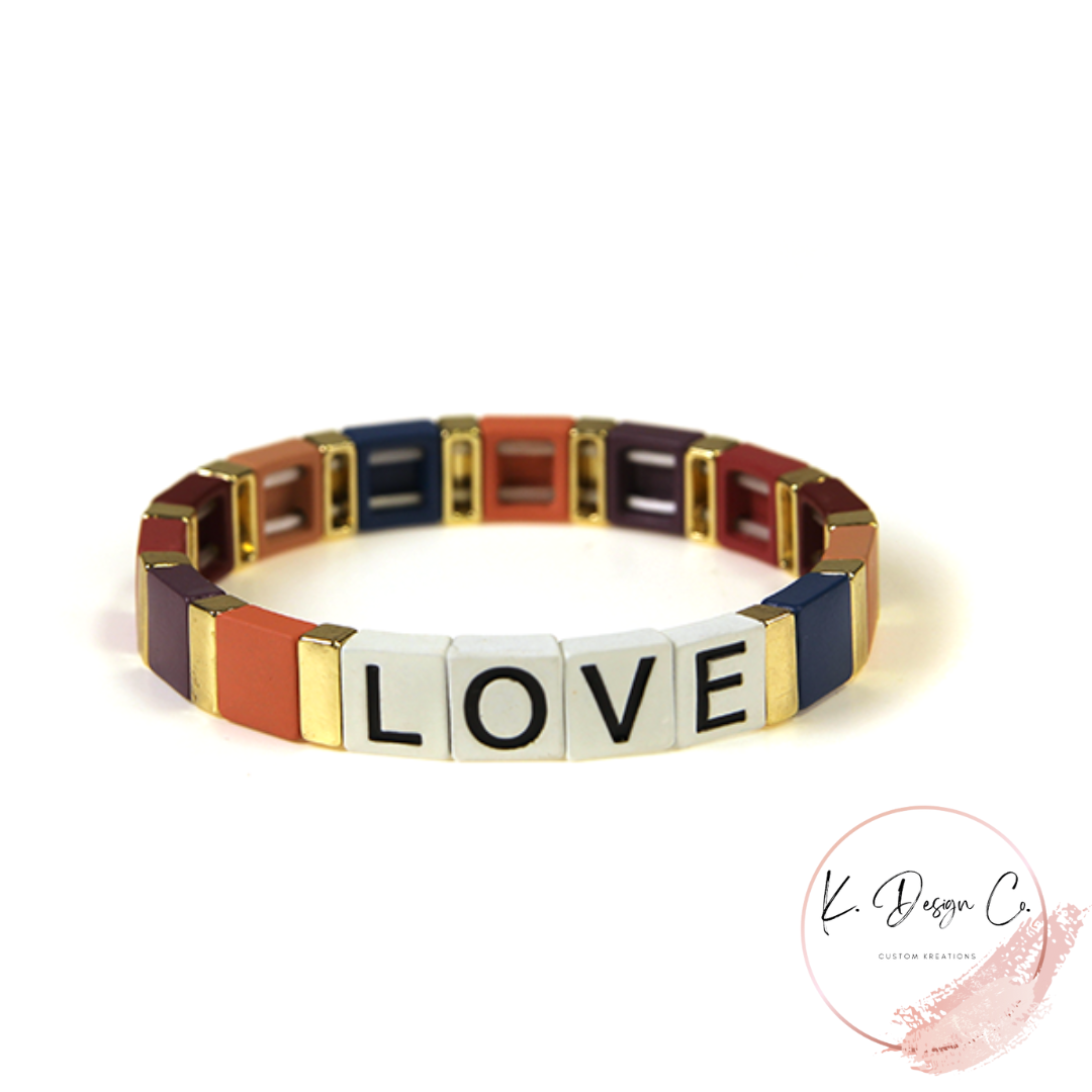 Stretch LOVE Bracelet | Multicolor